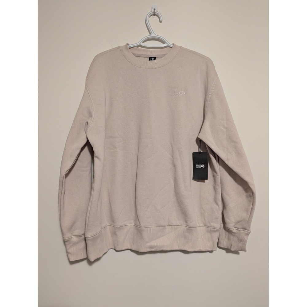 NWT! MOUNTAIN HARD WEAR Cream / Beige Fleece Crew Neck Sweater Women's Size XL